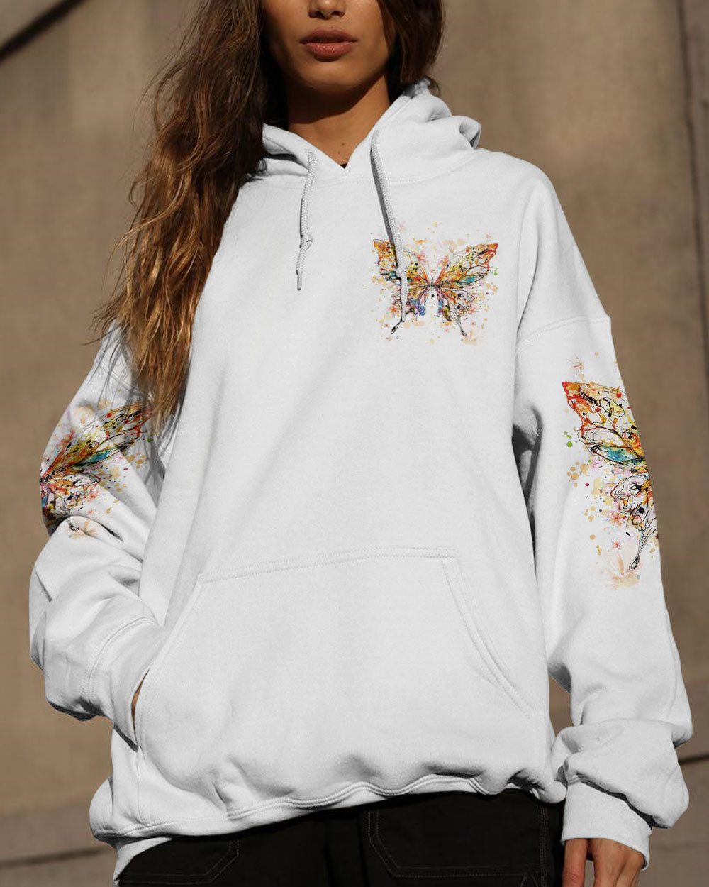 JUST BELIEVE BUTTERFLY ALL OVER PRINT - YHHG1907231