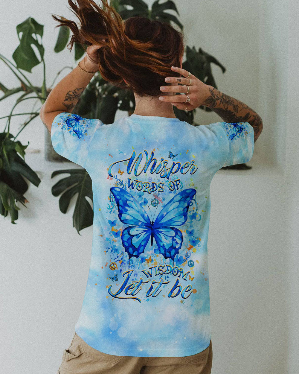 WHISPER WORDS OF WISDOM BUTTERFLY ALL OVER PRINT - YHHG1907244