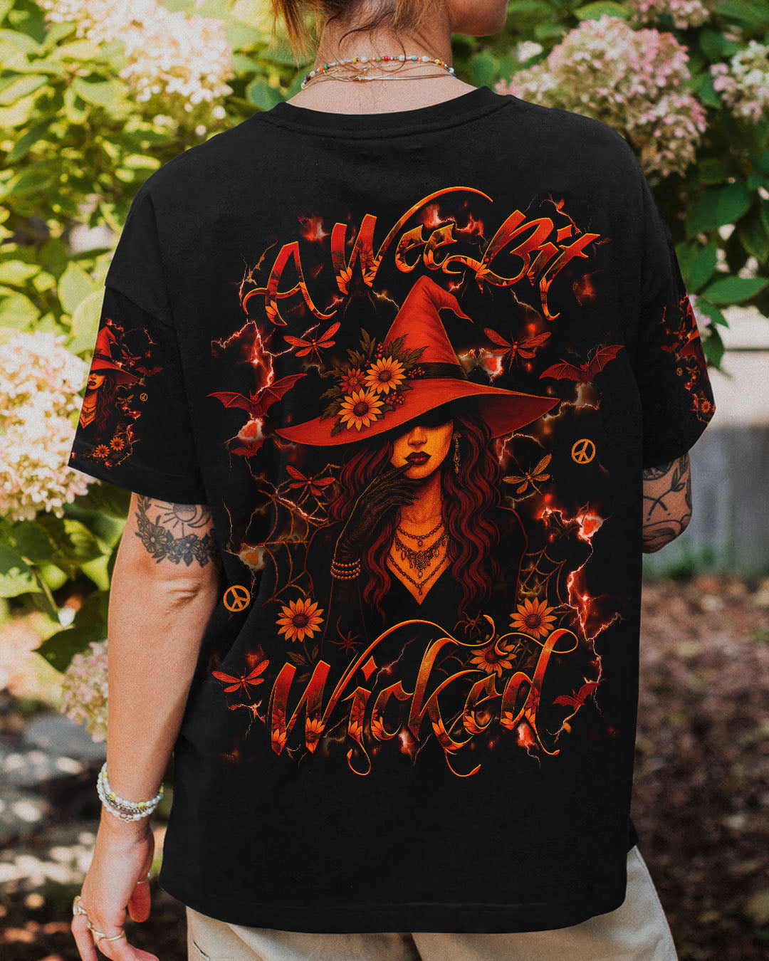 A WEE BIT WICKED HALLOWEEN ALL OVER PRINT - YHHG1908251