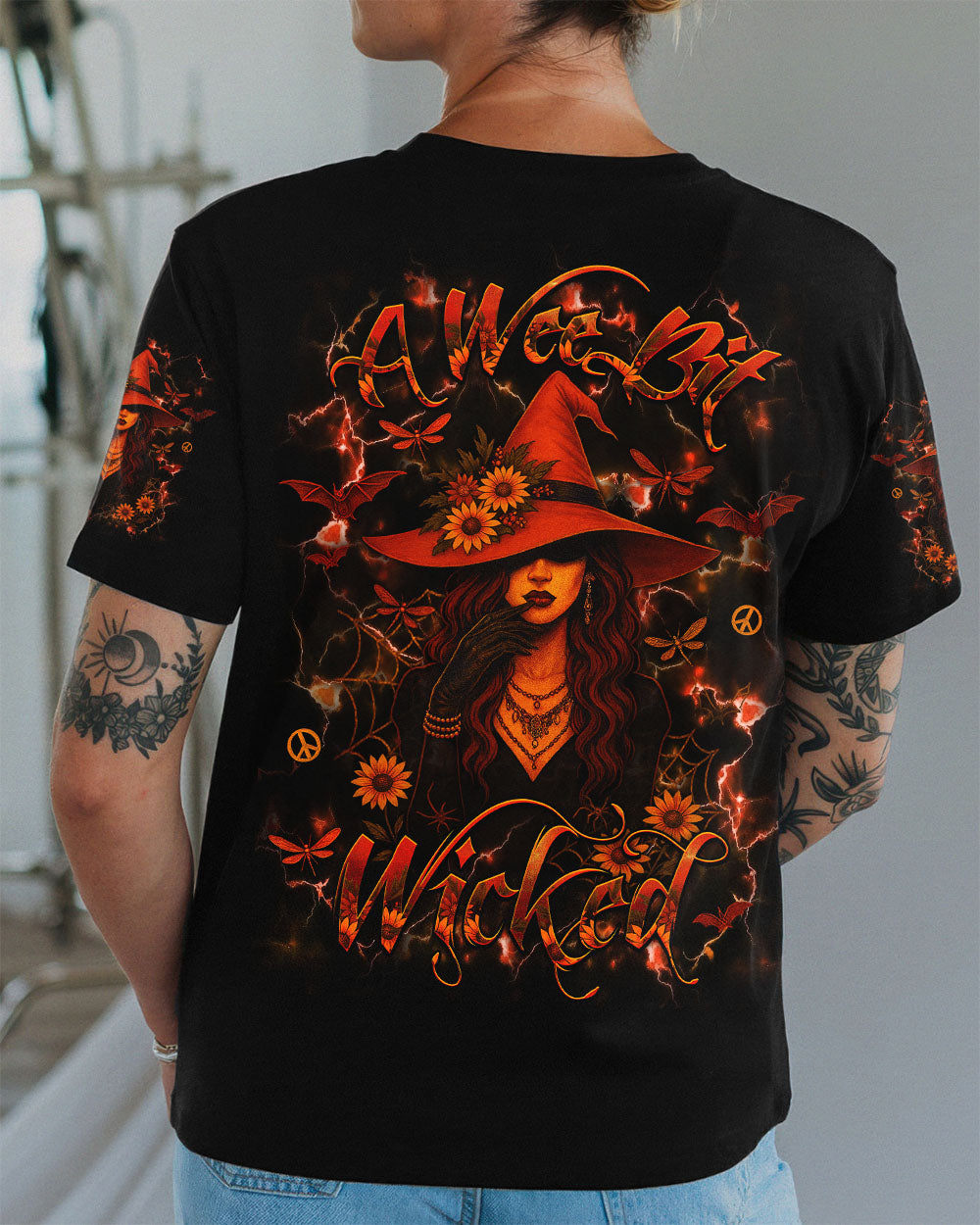 A WEE BIT WICKED HALLOWEEN ALL OVER PRINT - YHHG1908251