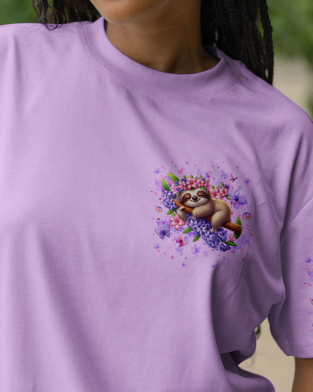 JUST BREATHE SLOTH ALL OVER PRINT - YHHG1908252