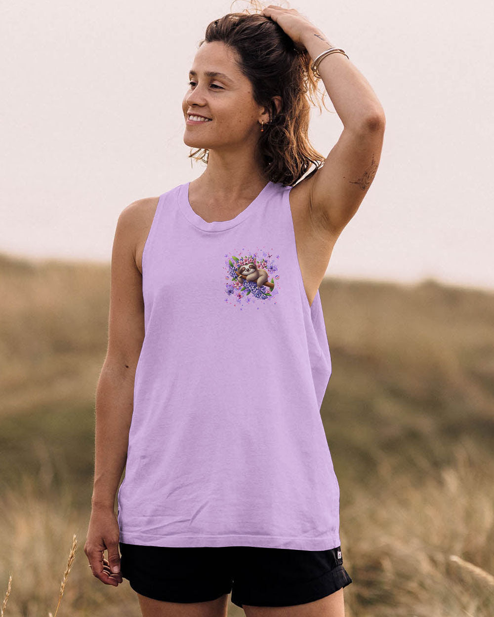 JUST BREATHE SLOTH ALL OVER PRINT - YHHG1908252