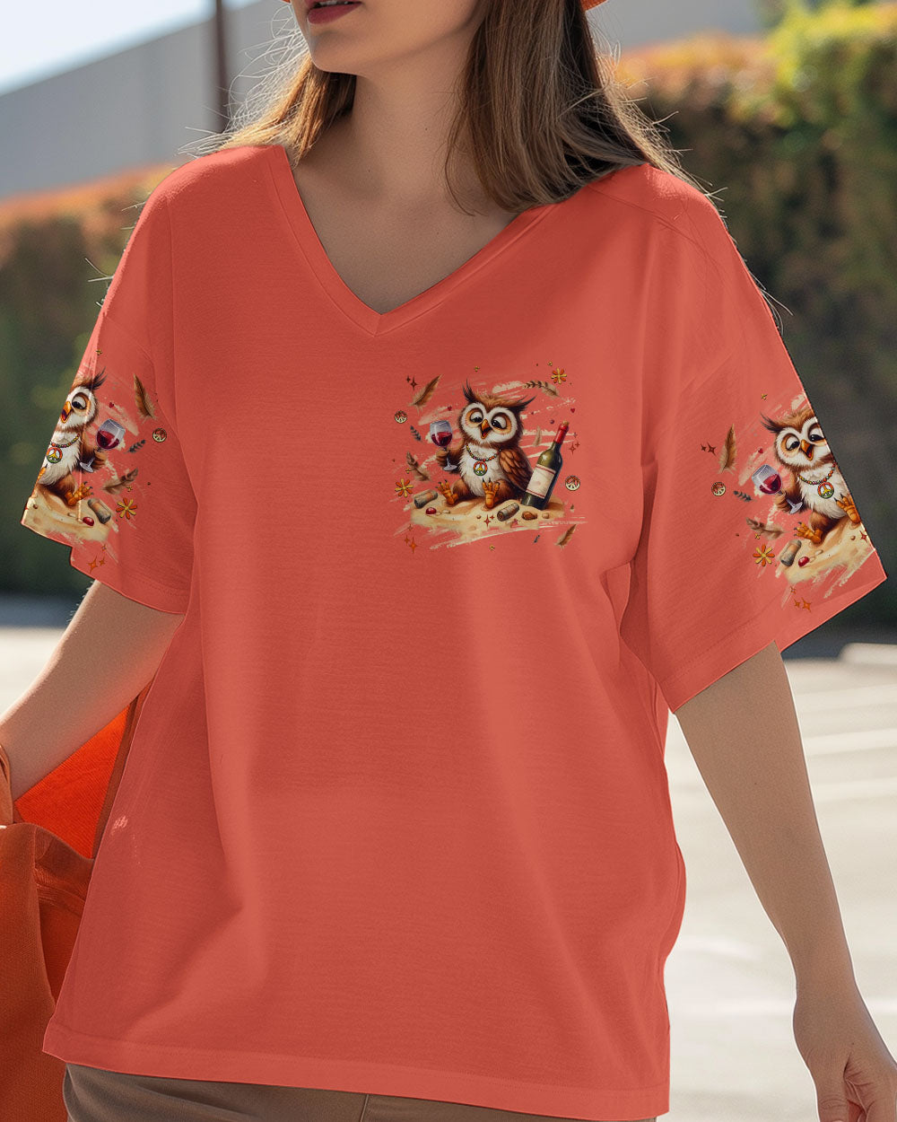I'M SOCIALLY LUBRICATED OWL ALL OVER PRINT - YHHG1909252