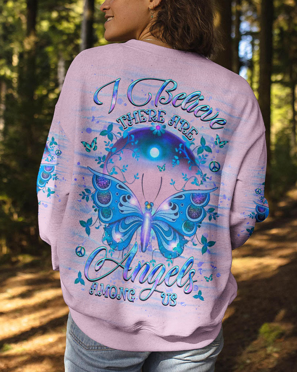 I BELIEVE THERE ARE ANGELS AMONG US ALL OVER PRINT - YHHG2009241