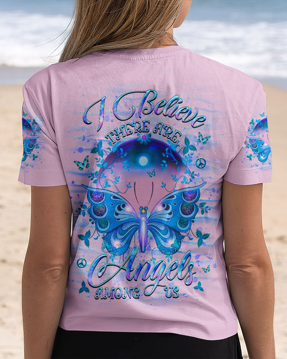 I BELIEVE THERE ARE ANGELS AMONG US ALL OVER PRINT - YHHG2009241