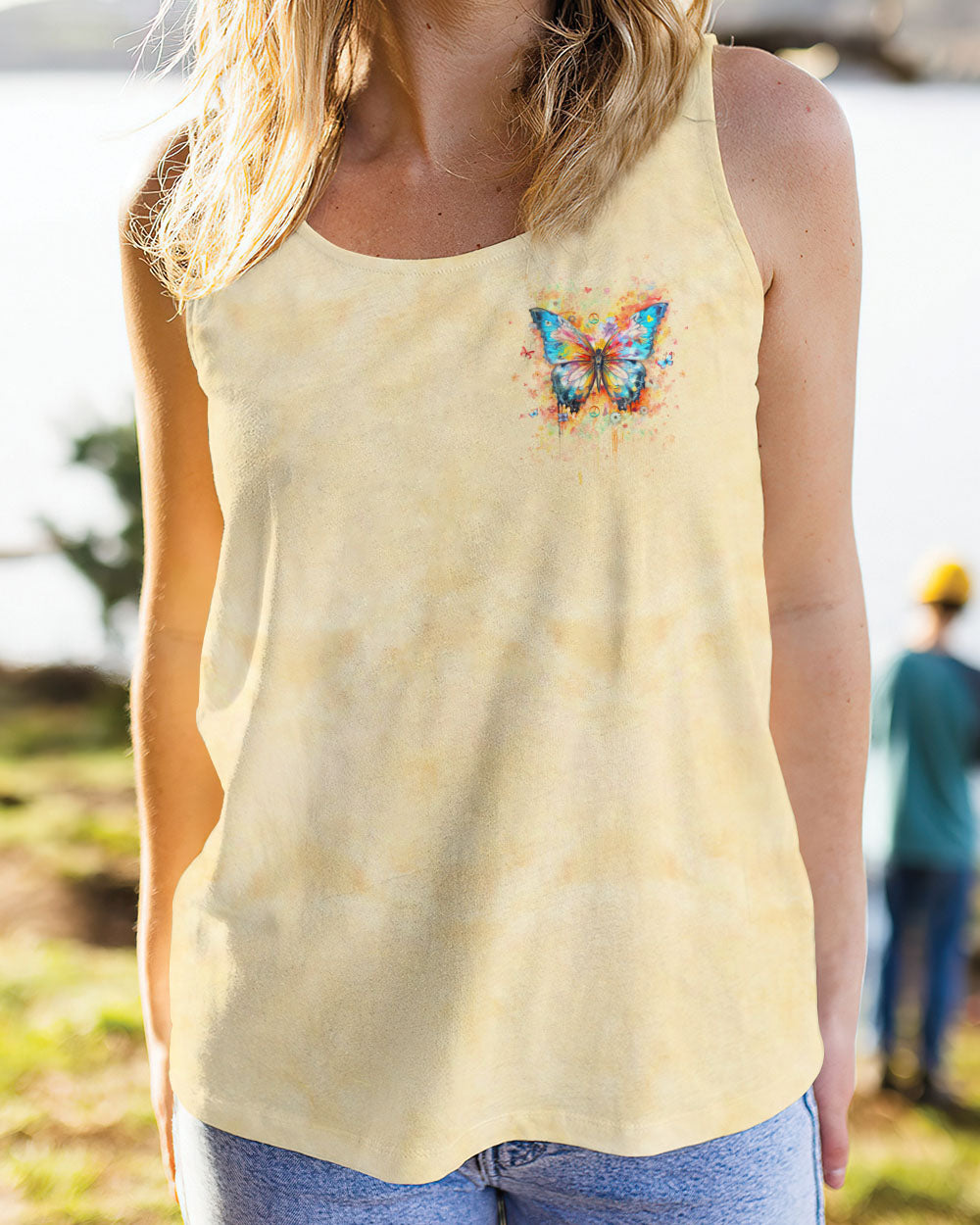 WHISPER WORDS OF WISDOM LET IT BE BUTTERFLY ALL OVER PRINT - YHHG2012243
