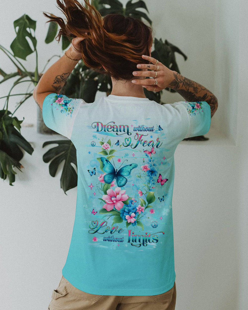 DREAM WITHOUT FEAR BUTTERFLY ALL OVER PRINT - YHHG2101251