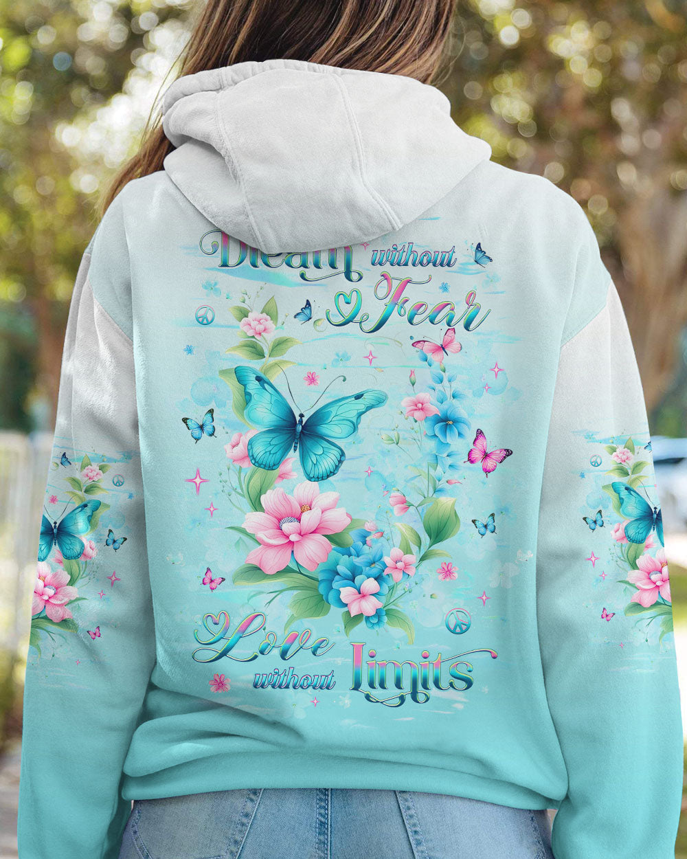 DREAM WITHOUT FEAR BUTTERFLY ALL OVER PRINT - YHHG2101251