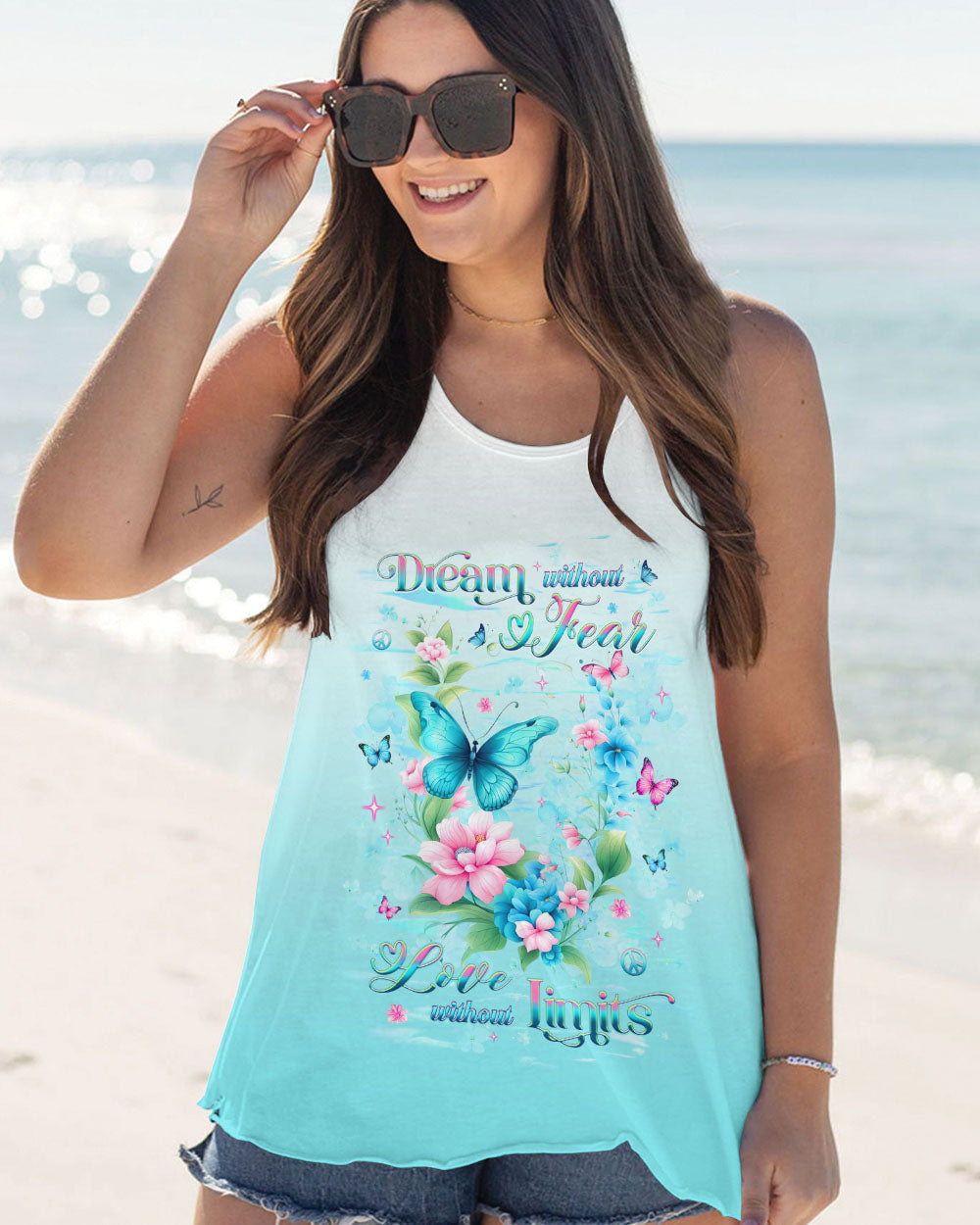 DREAM WITHOUT FEAR BUTTERFLY ALL OVER PRINT - YHHG2101251