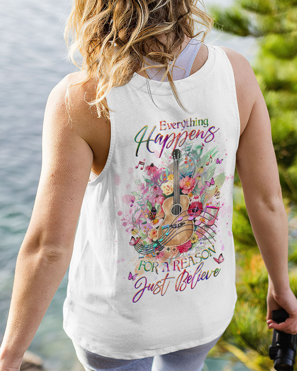 JUST BELIEVE GUITAR ALL OVER PRINT - YHHG2106232