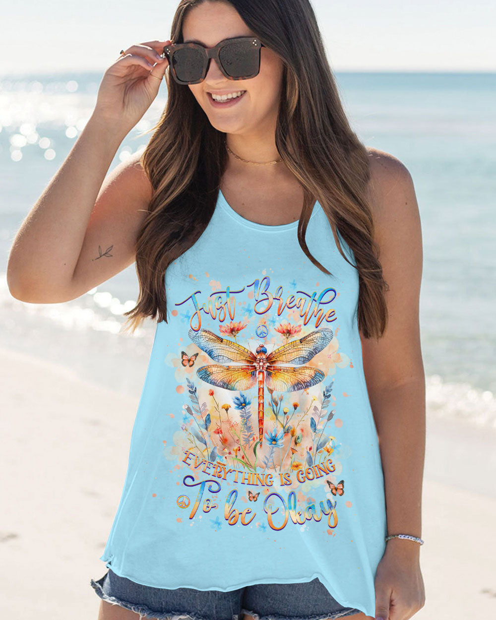 JUST BREATHE DRAGONFLY ALL OVER PRINT - YHHG2205244