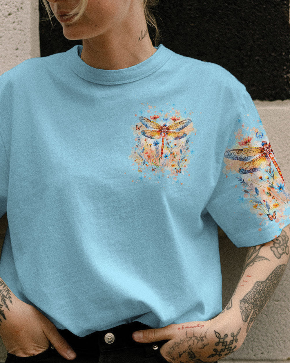JUST BREATHE DRAGONFLY ALL OVER PRINT - YHHG2205244