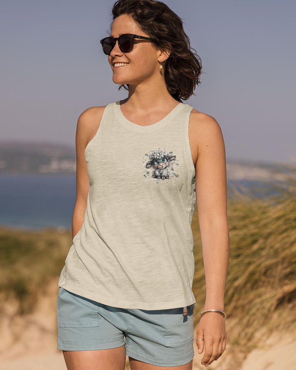 JUST BREATHE SHEEP ALL OVER PRINT - YHHG2210251