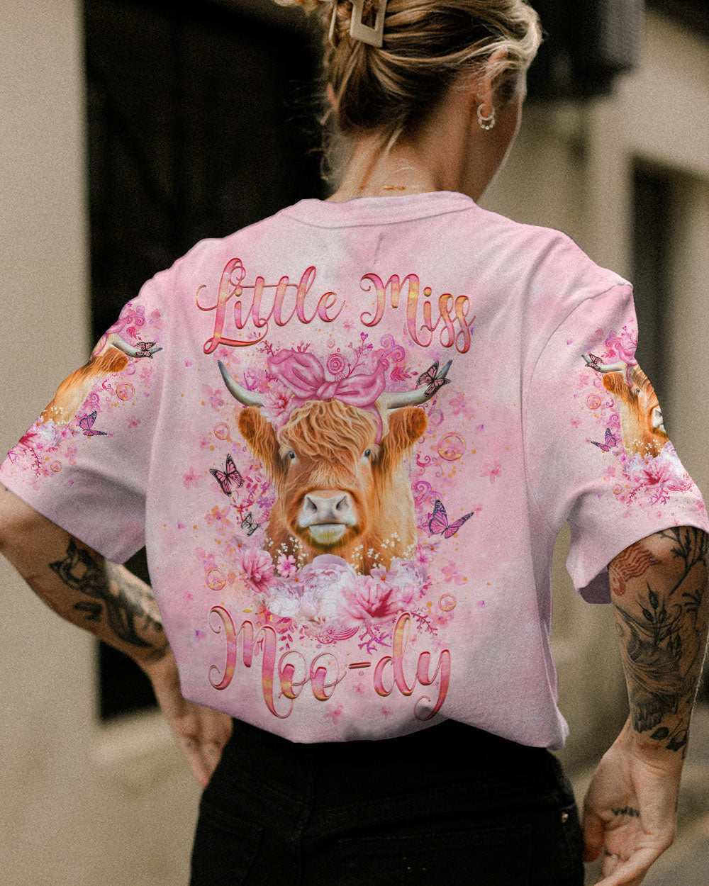 LITTLE MISS MOODY ALL OVER PRINT - YHHG2308231