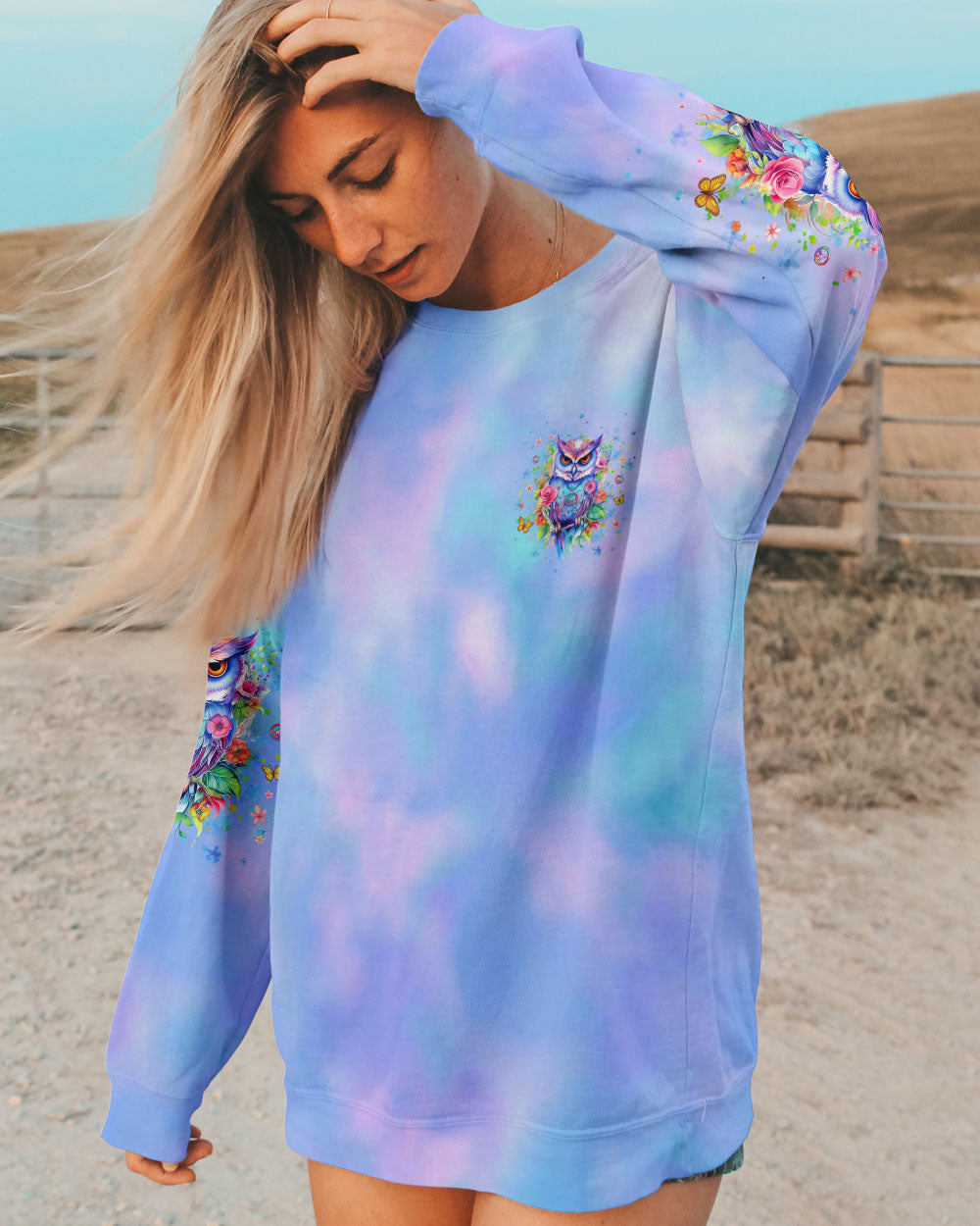 WHISPER WORDS OF WISDOM LET IT BE OWL ALL OVER PRINT - YHHG2310251
