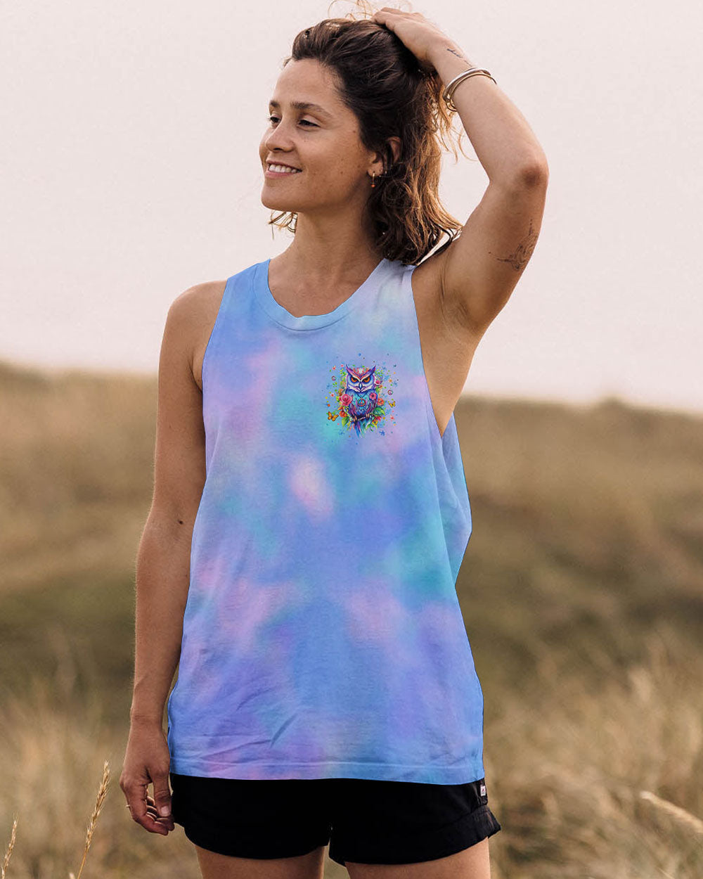 WHISPER WORDS OF WISDOM LET IT BE OWL ALL OVER PRINT - YHHG2310251