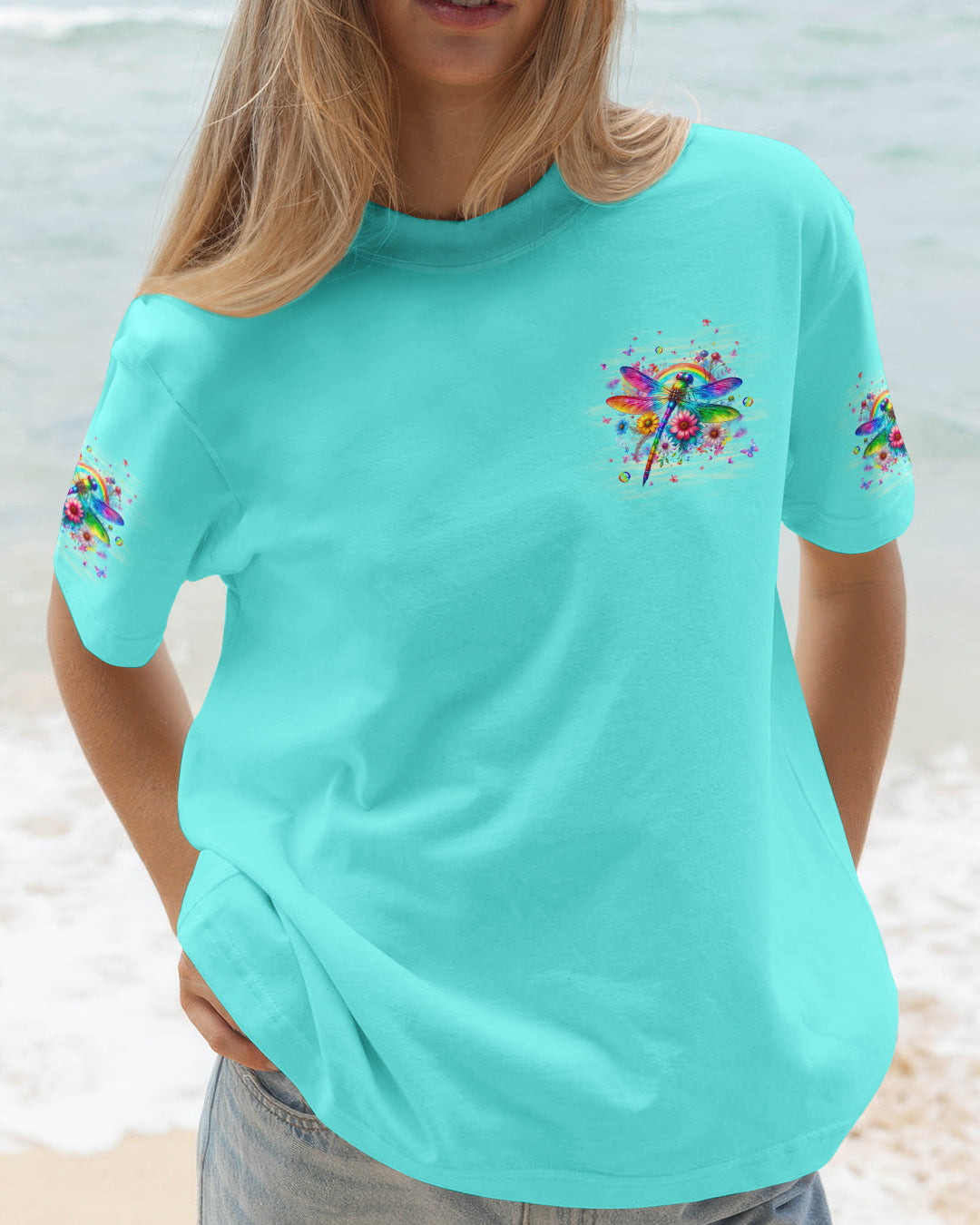 ALWAYS BELIEVE IN THE IMPOSSIBLE DRAGONFLY ALL OVER PRINT - YHHG2312251