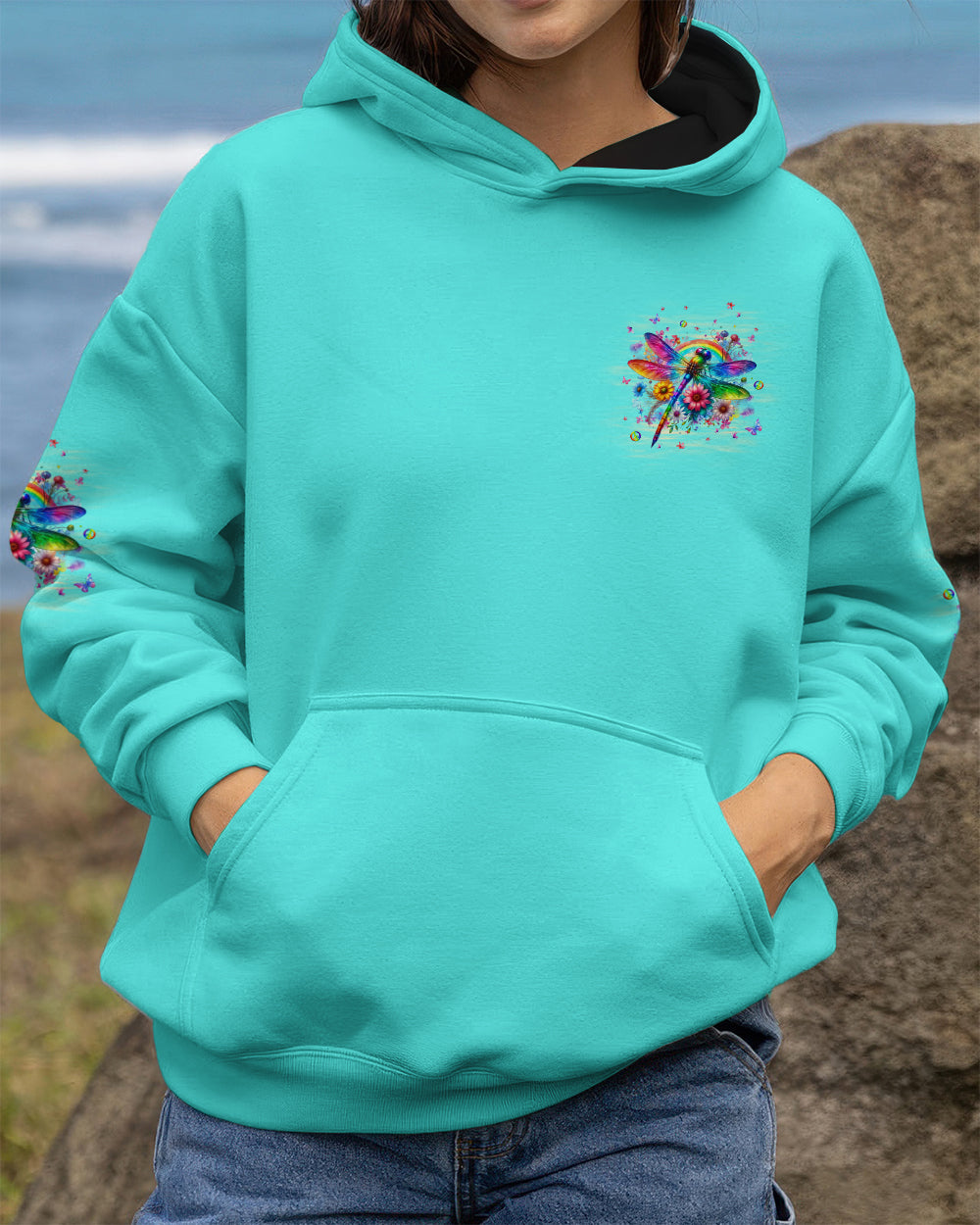 ALWAYS BELIEVE IN THE IMPOSSIBLE DRAGONFLY ALL OVER PRINT - YHHG2312251