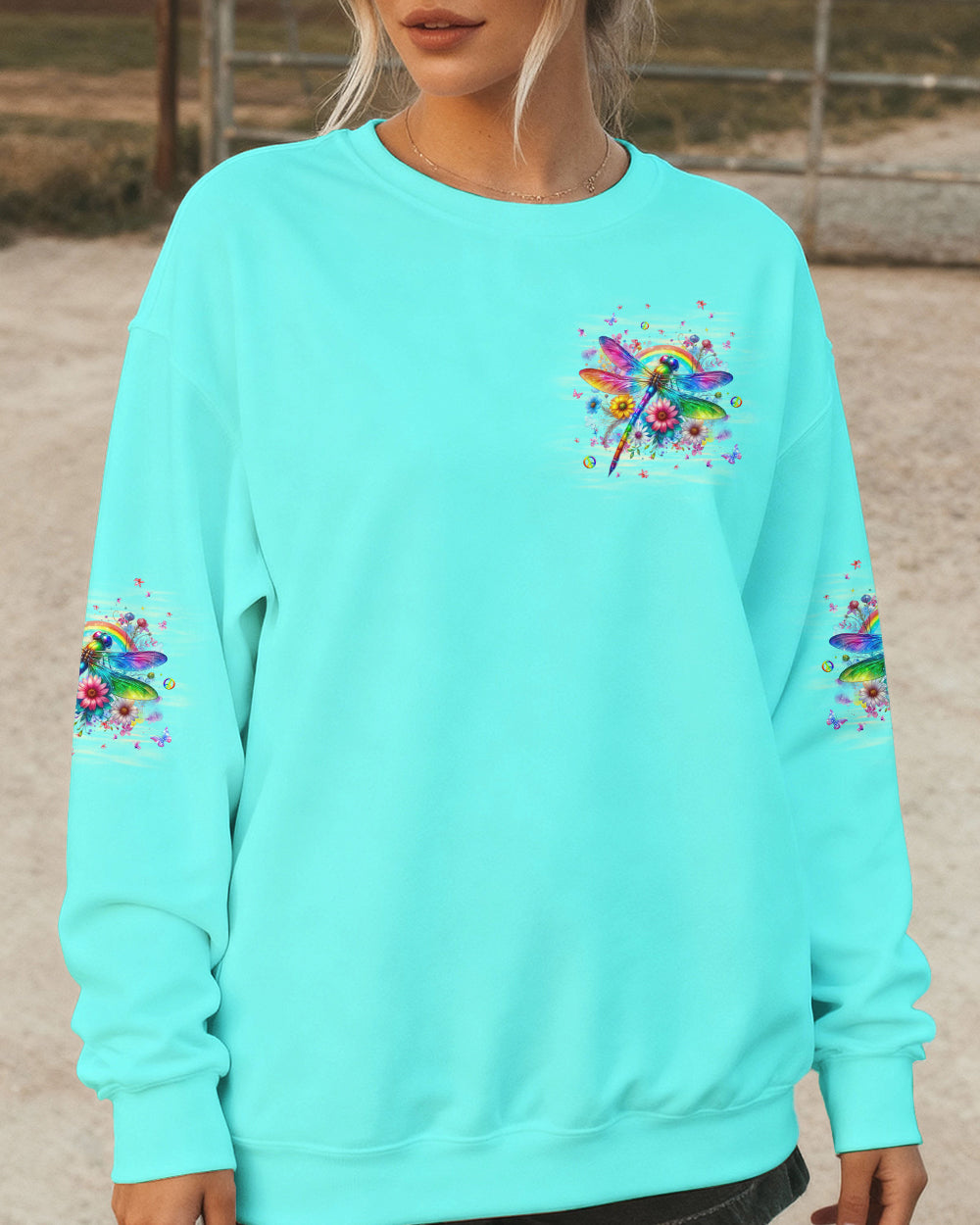 ALWAYS BELIEVE IN THE IMPOSSIBLE DRAGONFLY ALL OVER PRINT - YHHG2312251
