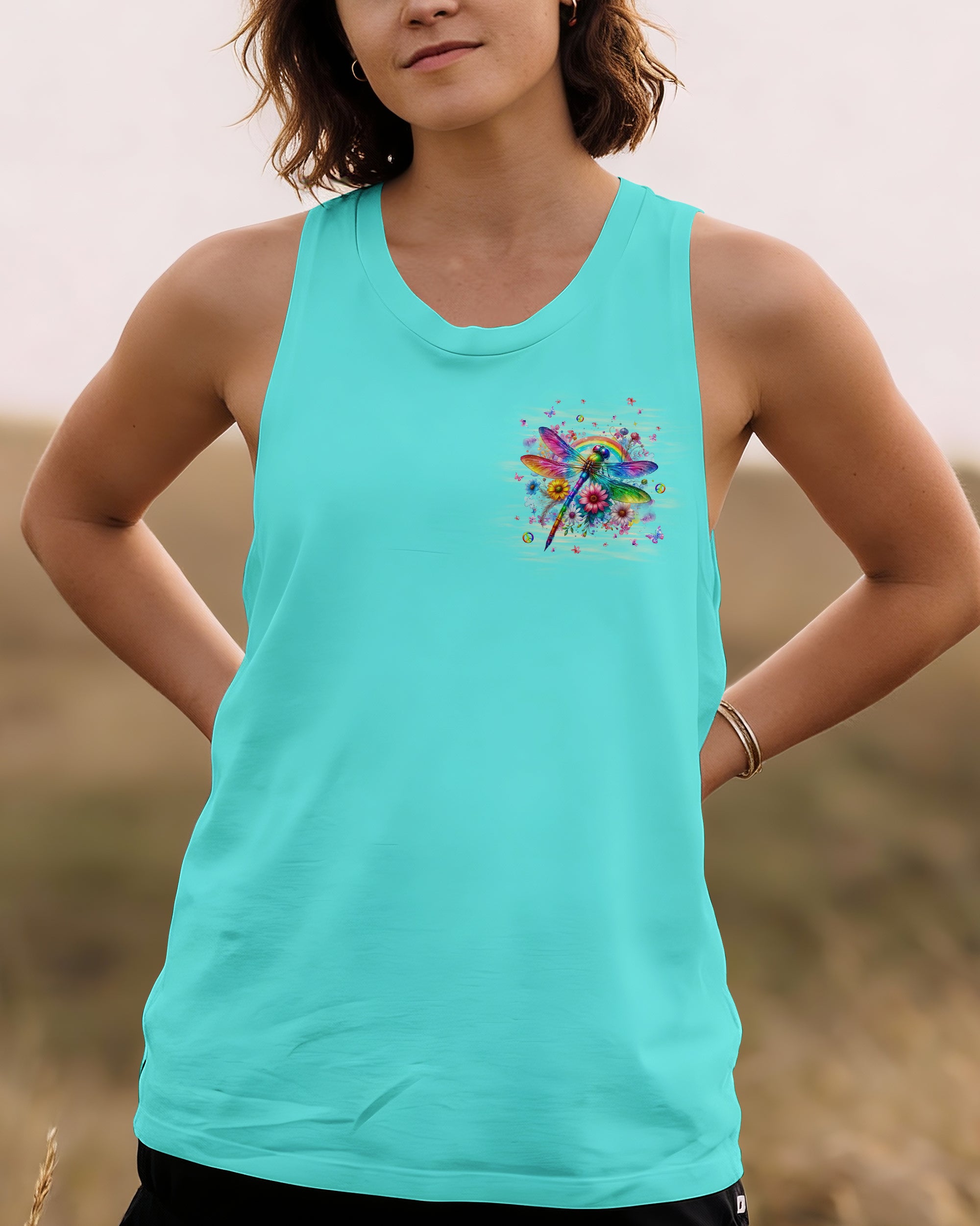 ALWAYS BELIEVE IN THE IMPOSSIBLE DRAGONFLY ALL OVER PRINT - YHHG2312251