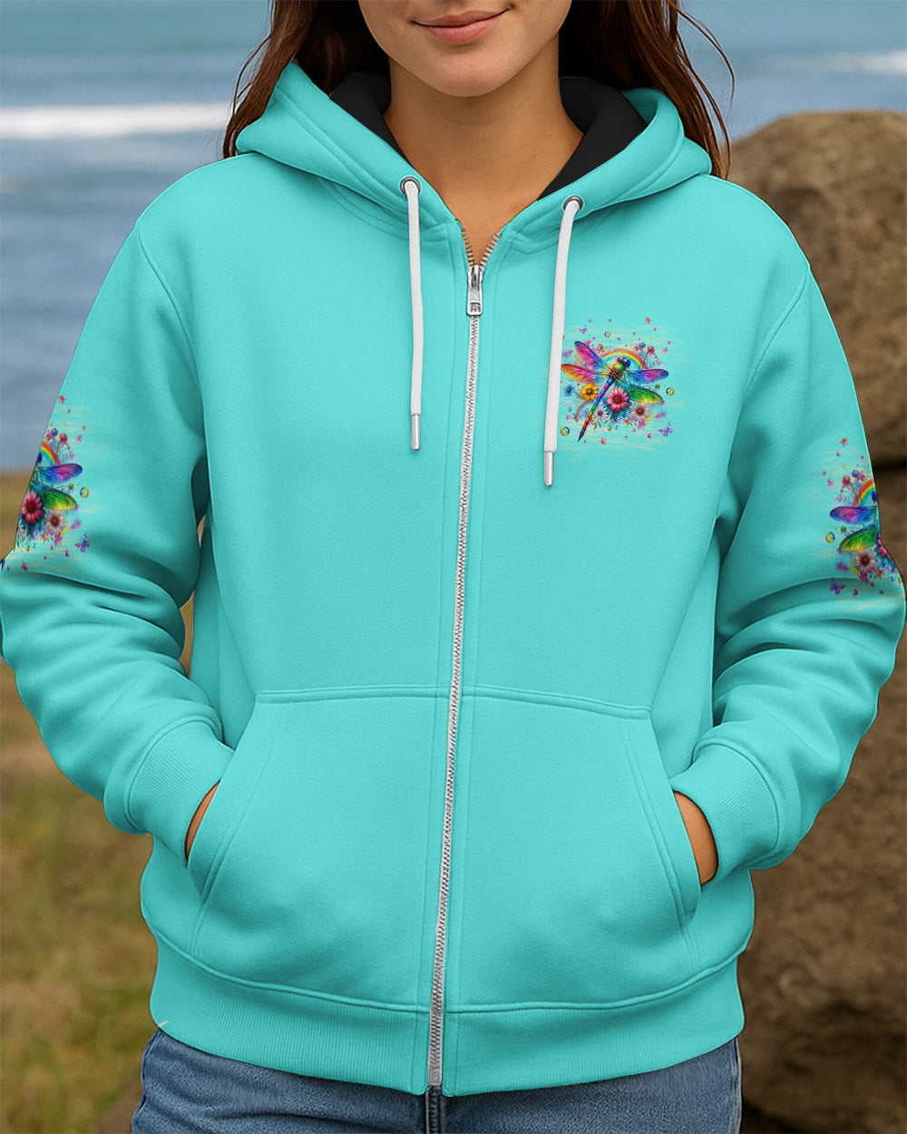 ALWAYS BELIEVE IN THE IMPOSSIBLE DRAGONFLY ALL OVER PRINT - YHHG2312251