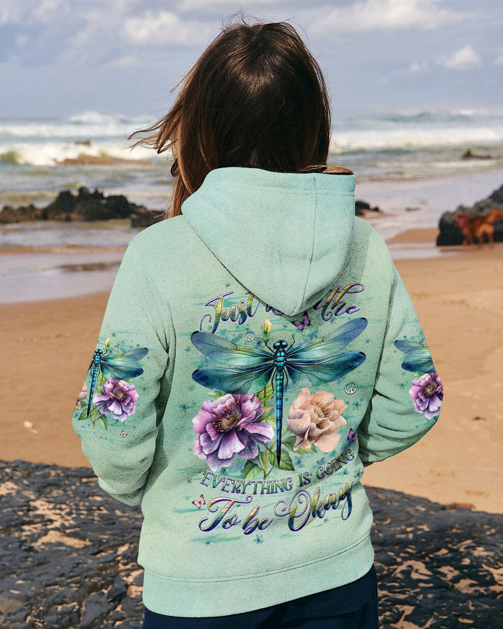 JUST BREATHE DRAGONFLY ALL OVER PRINT - YHHG2401251
