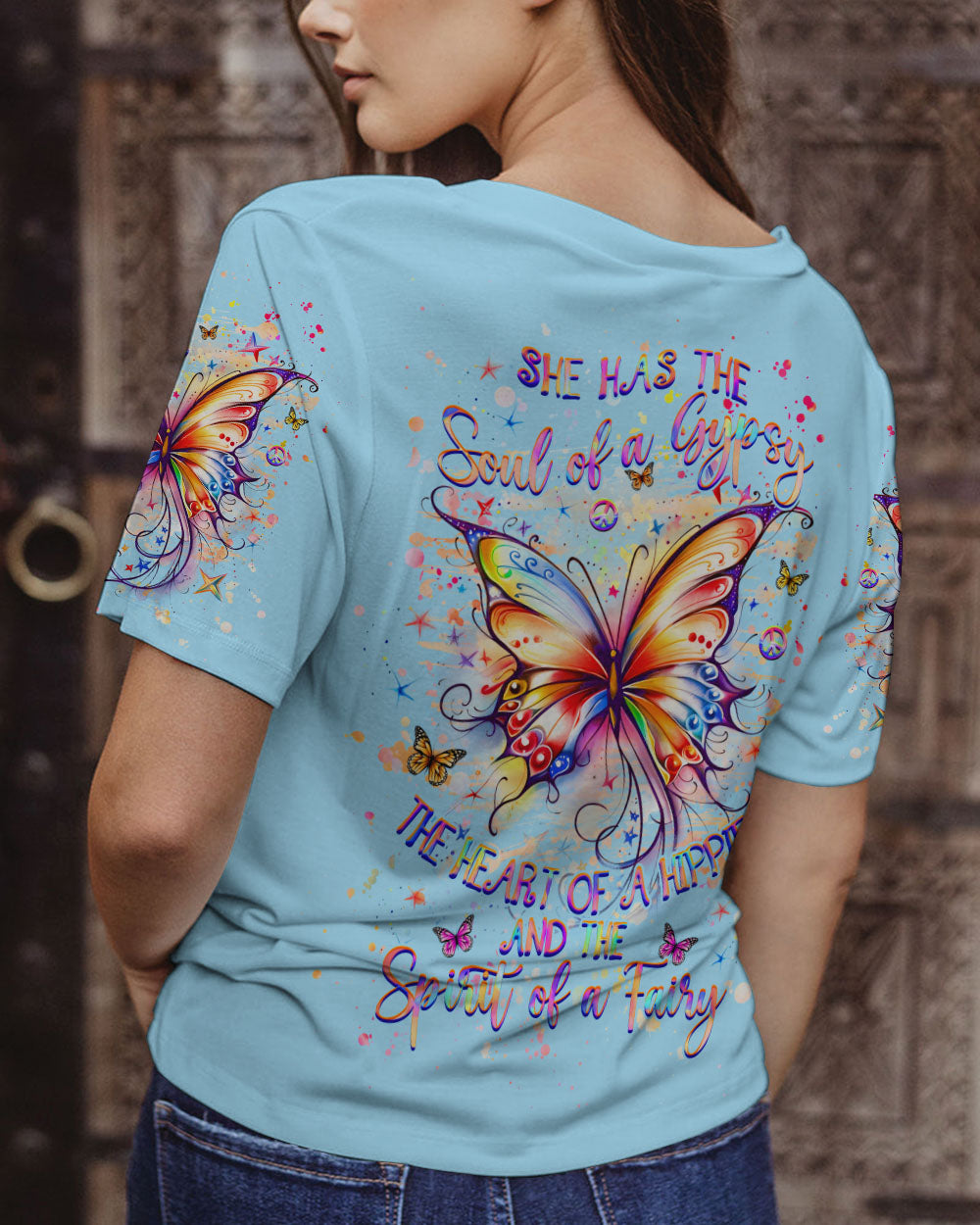 SPIRIT OF A FAIRY BUTTERFLY ALL OVER PRINT - YHHG2407242