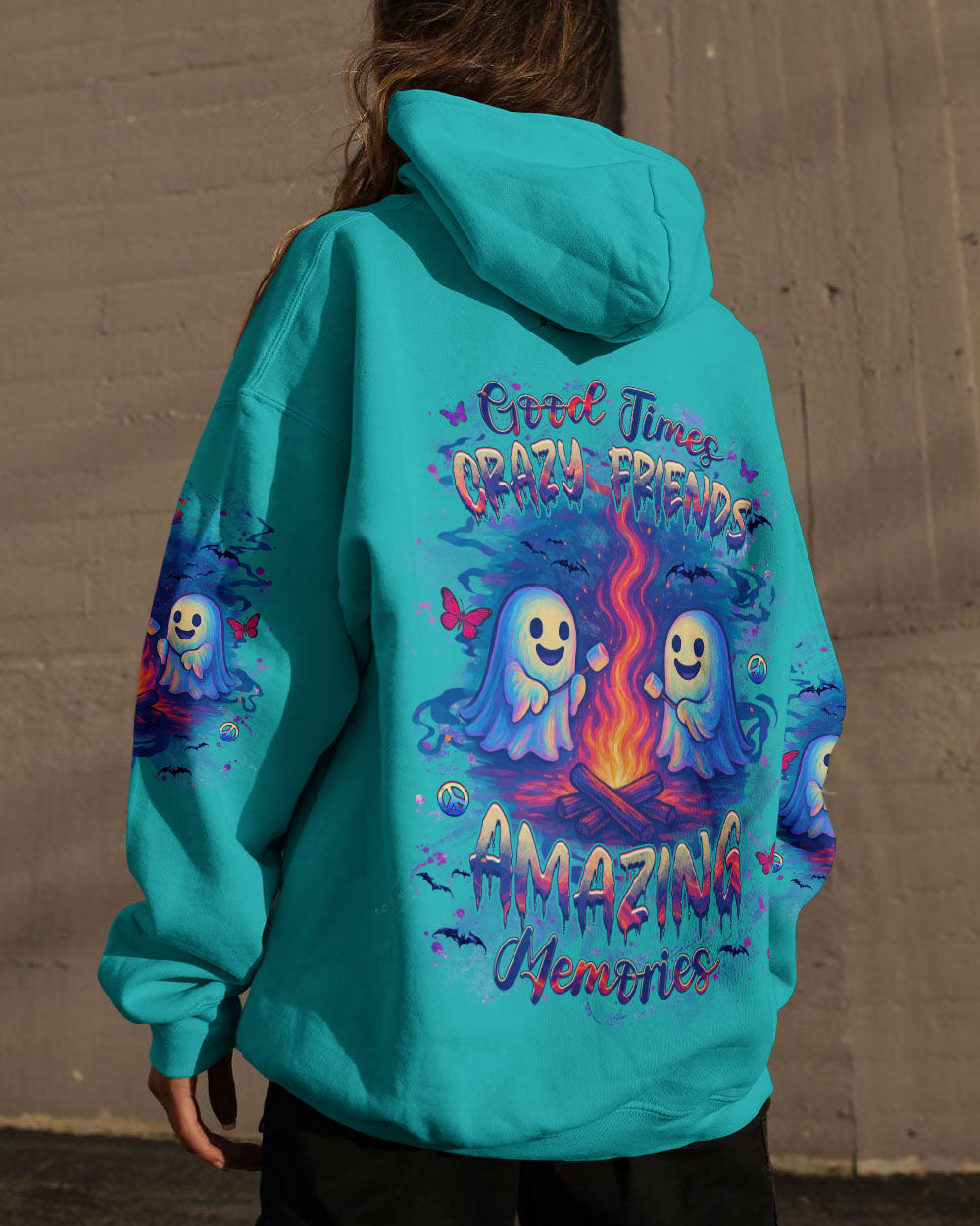 GOOD TIMES CRAZY FRIEND HALLOWEEN ALL OVER PRINT - YHHG2407253