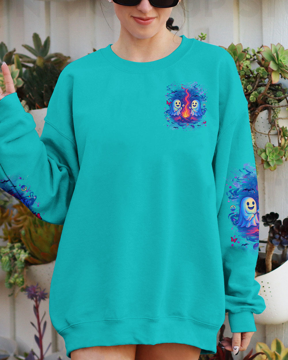GOOD TIMES CRAZY FRIEND HALLOWEEN ALL OVER PRINT - YHHG2407253