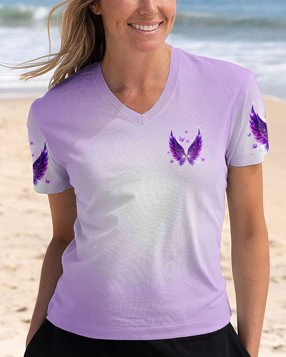 I BELIEVE THERE ARE ANGELS AMONG US WINGS ALL OVER PRINT - YHHG2411251