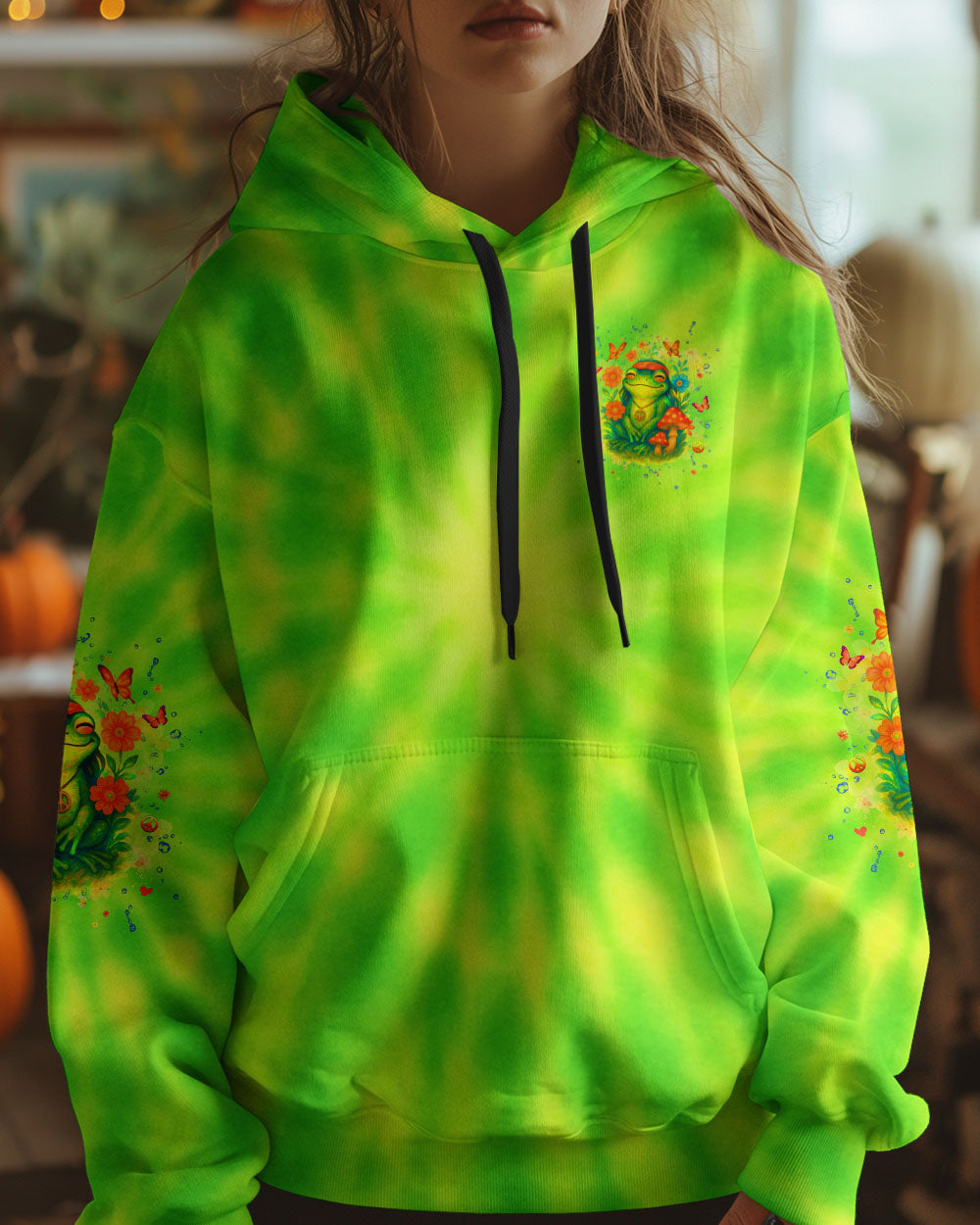 DON'T WORRY BE HAPPY FROG ALL OVER PRINT - YHHG2504252
