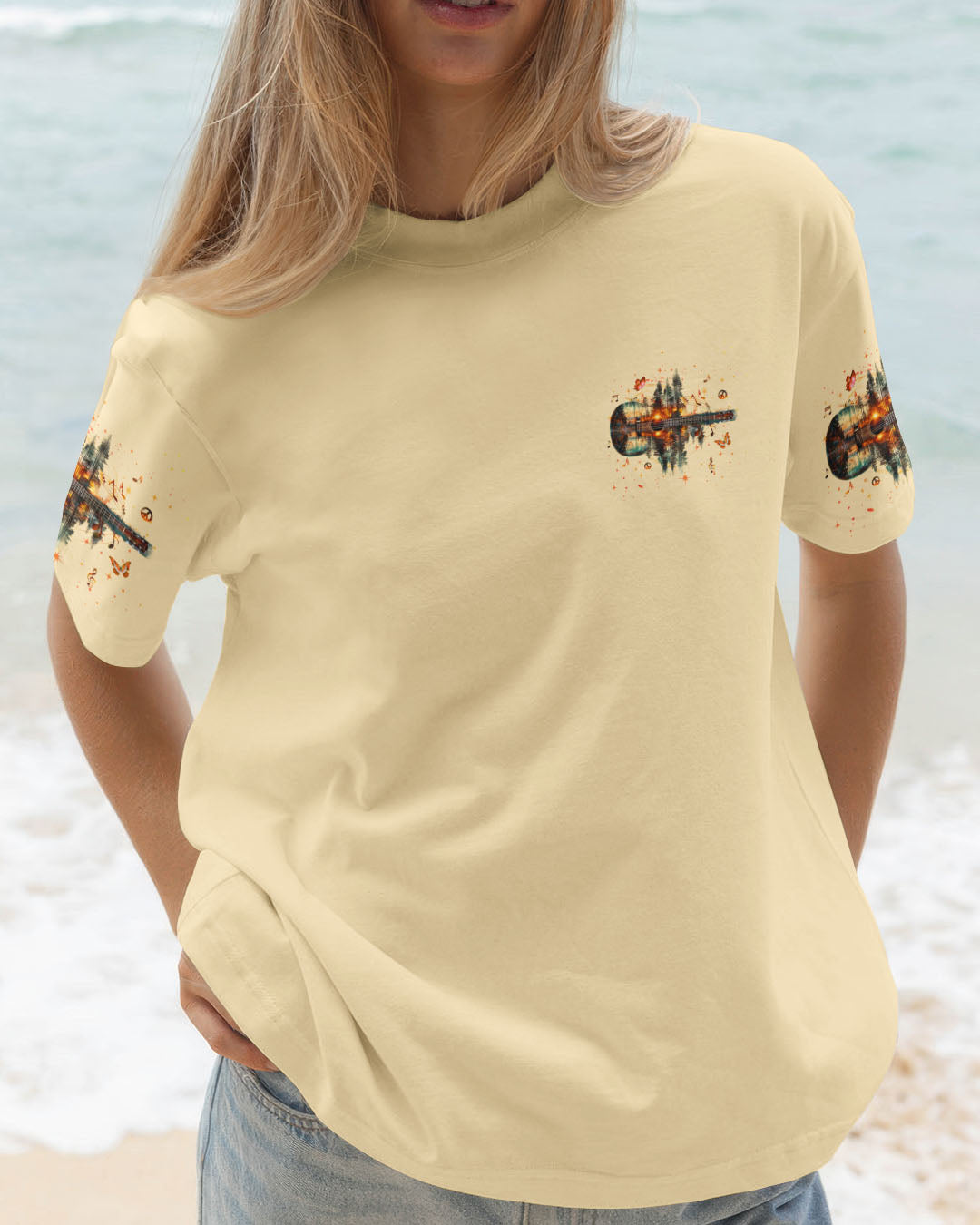 WHISPER WORDS OF WISDOM LET IT BE GUITAR ALL OVER PRINT - YHHG2506254