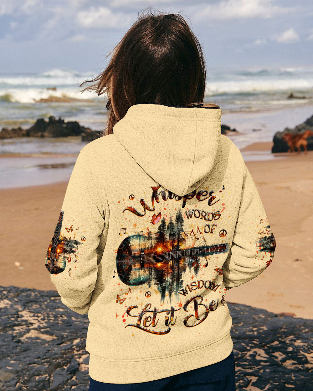 WHISPER WORDS OF WISDOM LET IT BE GUITAR ALL OVER PRINT - YHHG2506254