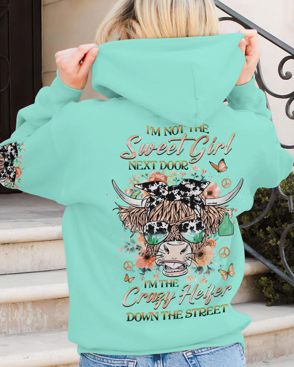 I'M THE CRAZY HEIFER ALL OVER PRINT - YHHG2507233