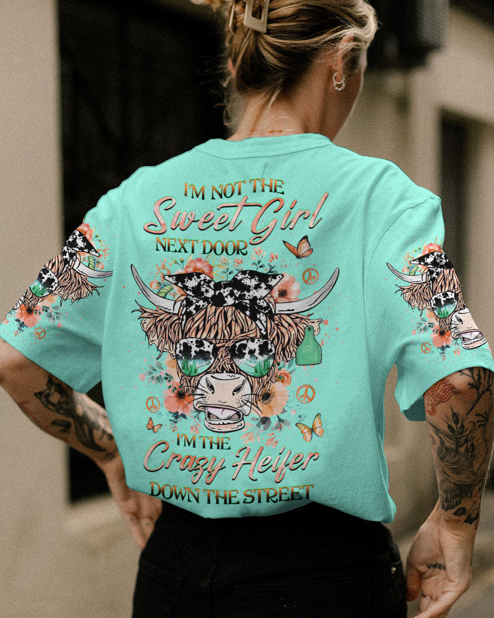 I'M THE CRAZY HEIFER ALL OVER PRINT - YHHG2507233
