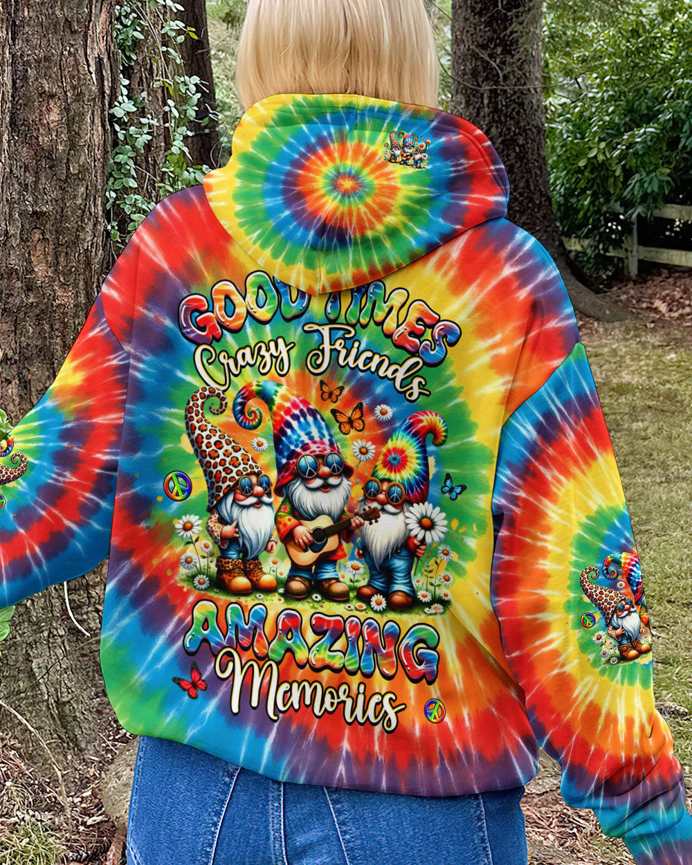 GOOD TIMES CRAZY FRIEND GNOMES ALL OVER PRINT - YHHG2511253