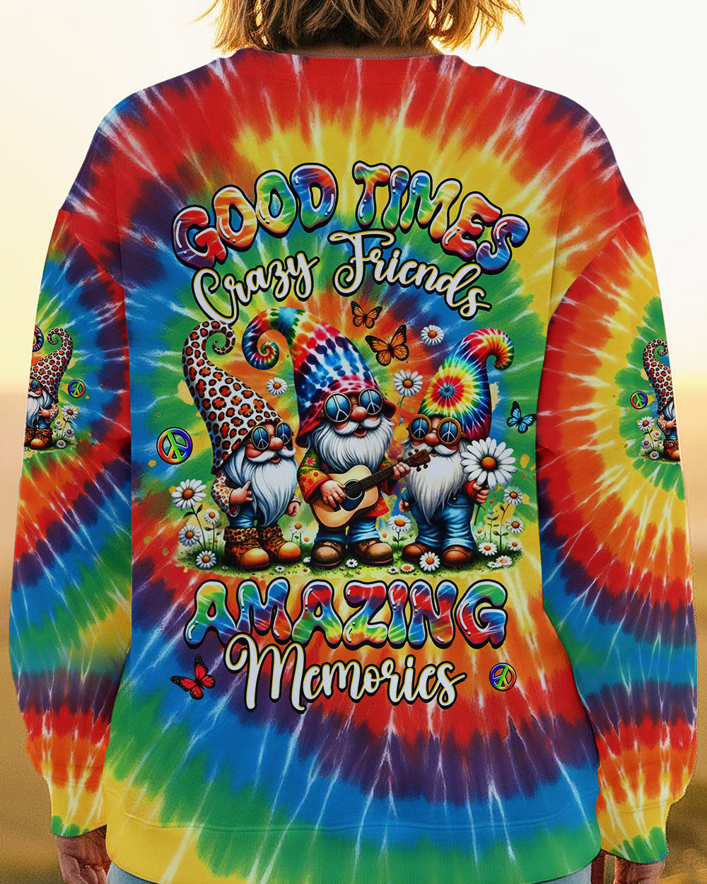 GOOD TIMES CRAZY FRIEND GNOMES ALL OVER PRINT - YHHG2511253