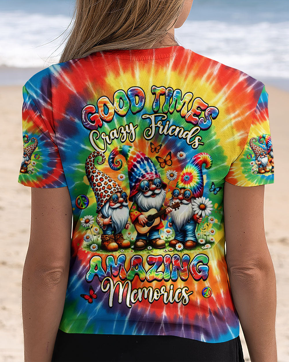 GOOD TIMES CRAZY FRIEND GNOMES ALL OVER PRINT - YHHG2511253