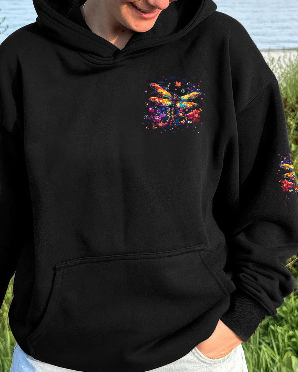 JUST BREATHE DRAGONFLY ALL OVER PRINT - YHHG2611253