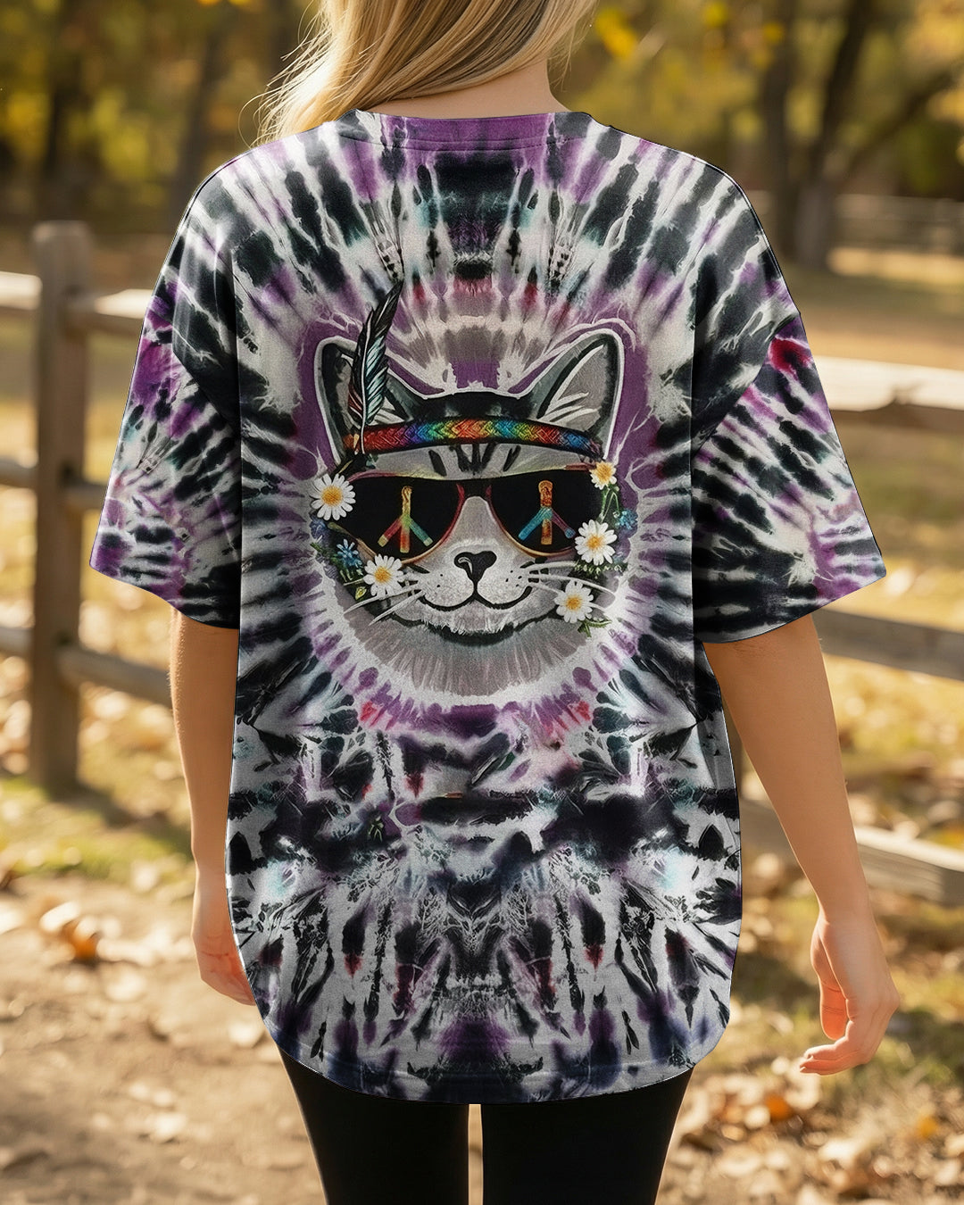 GROOVY COOL CAT ALL OVER PRINT - YHHG2701262