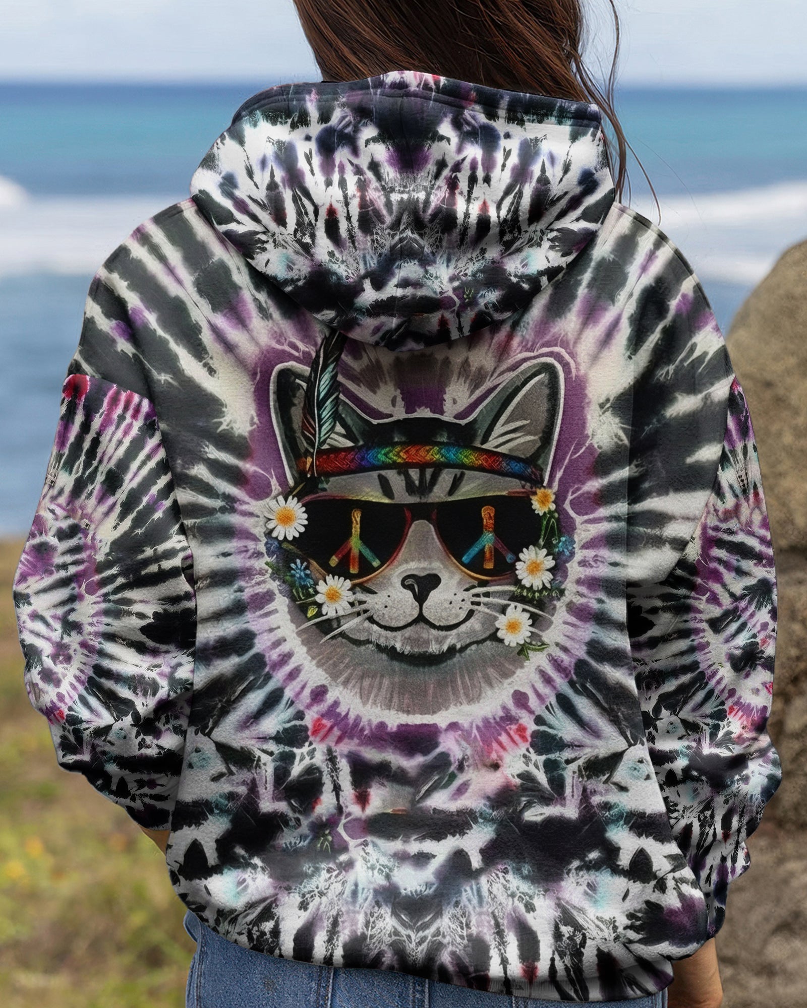 GROOVY COOL CAT ALL OVER PRINT - YHHG2701262