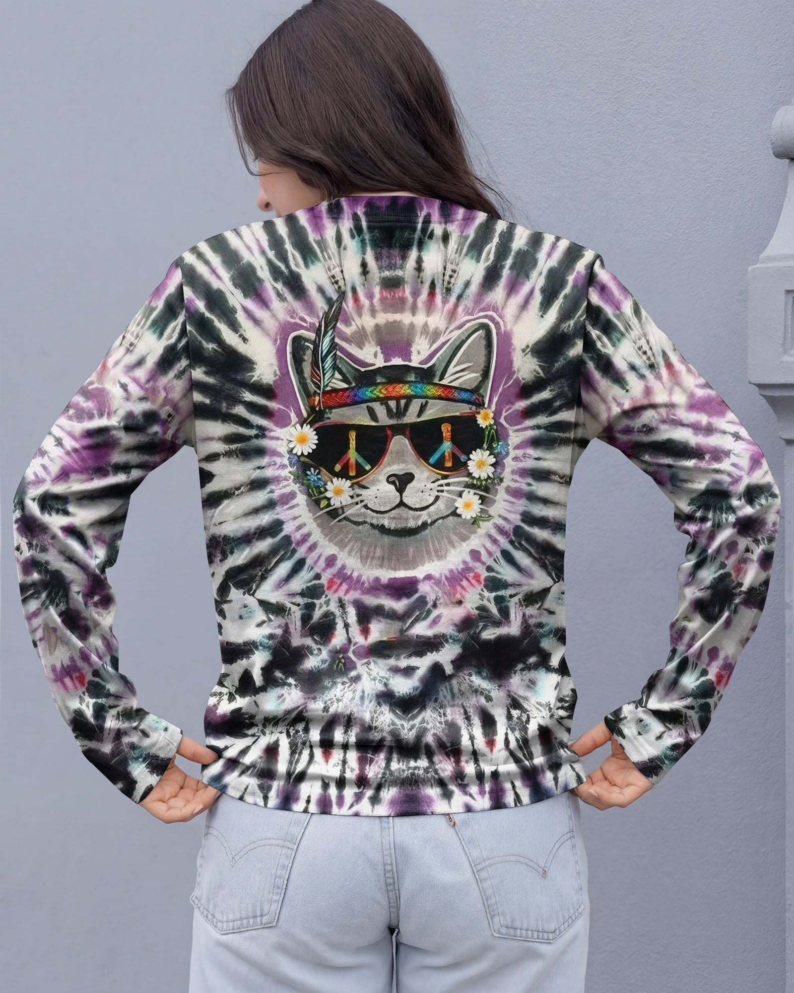GROOVY COOL CAT ALL OVER PRINT - YHHG2701262