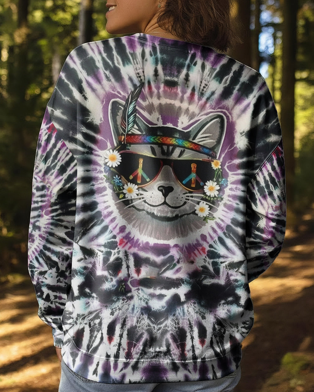 GROOVY COOL CAT ALL OVER PRINT - YHHG2701262