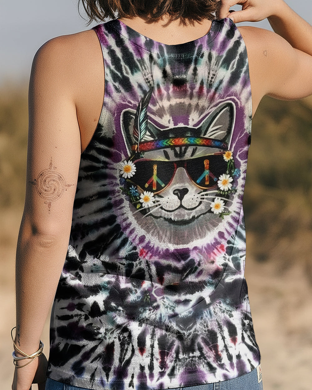GROOVY COOL CAT ALL OVER PRINT - YHHG2701262