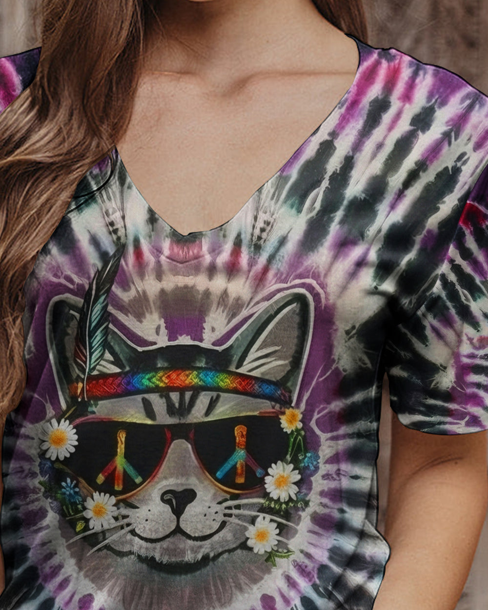 GROOVY COOL CAT ALL OVER PRINT - YHHG2701262