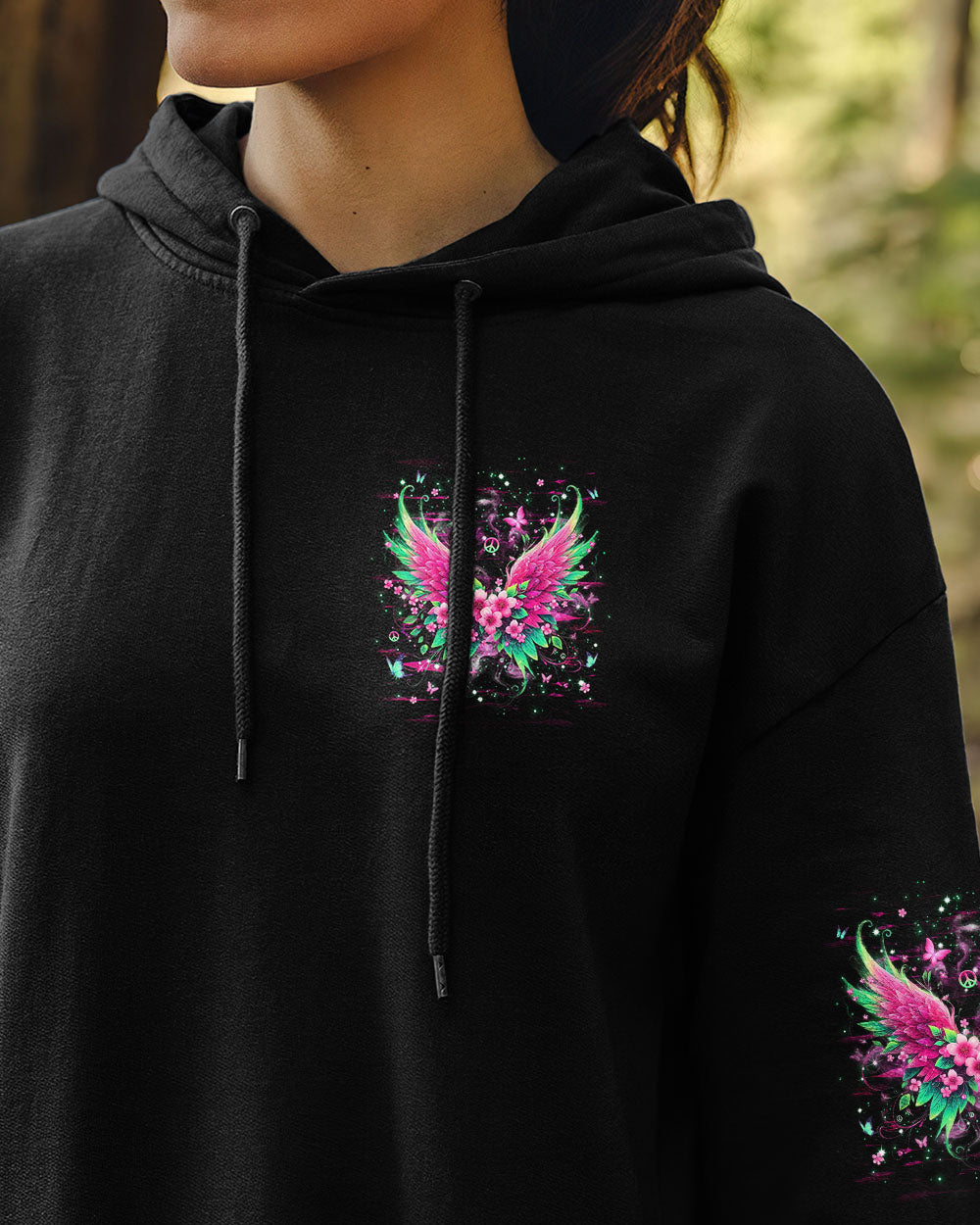 I BELIEVE THERE ARE ANGELS AMONG US WINGS ALL OVER PRINT - YHHG2703253