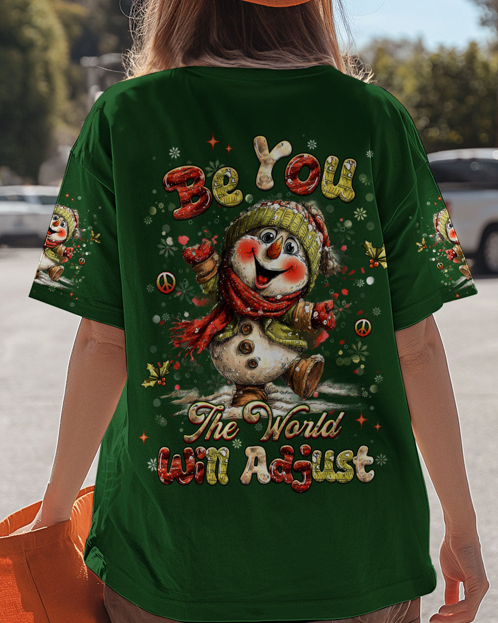 BE YOU THE WORLD WILL ADJUST CHRISTMAS ALL OVER PRINT - YHHG2710252