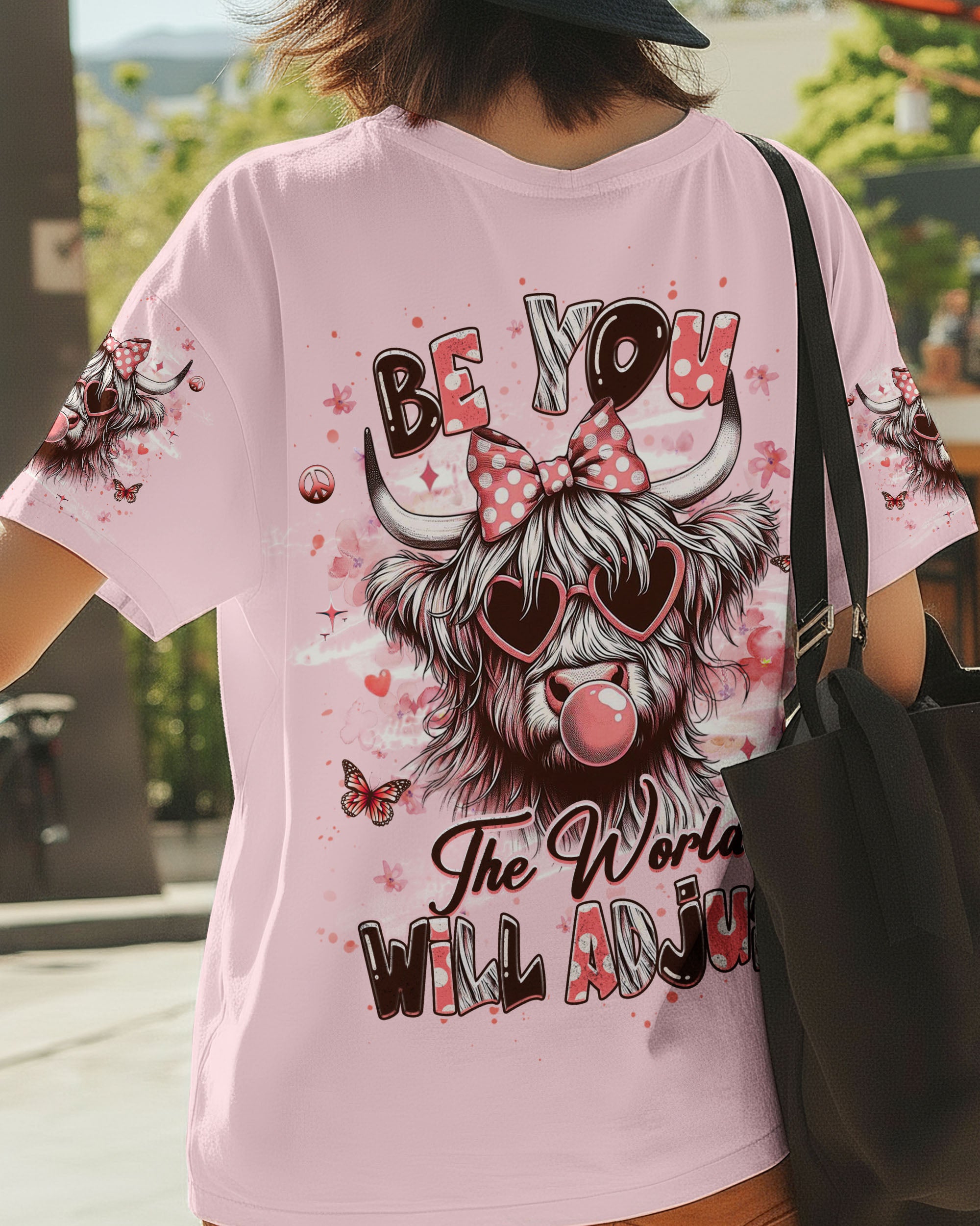 BE YOU THE WORLD WILL ADJUST HEIFER ALL OVER PRINT - YHHG2711251