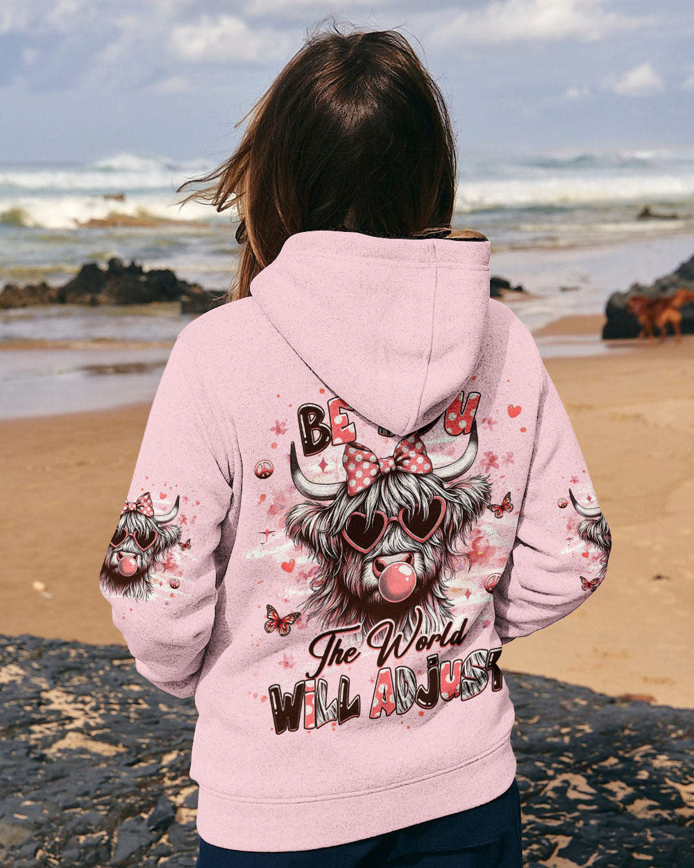 BE YOU THE WORLD WILL ADJUST HEIFER ALL OVER PRINT - YHHG2711251