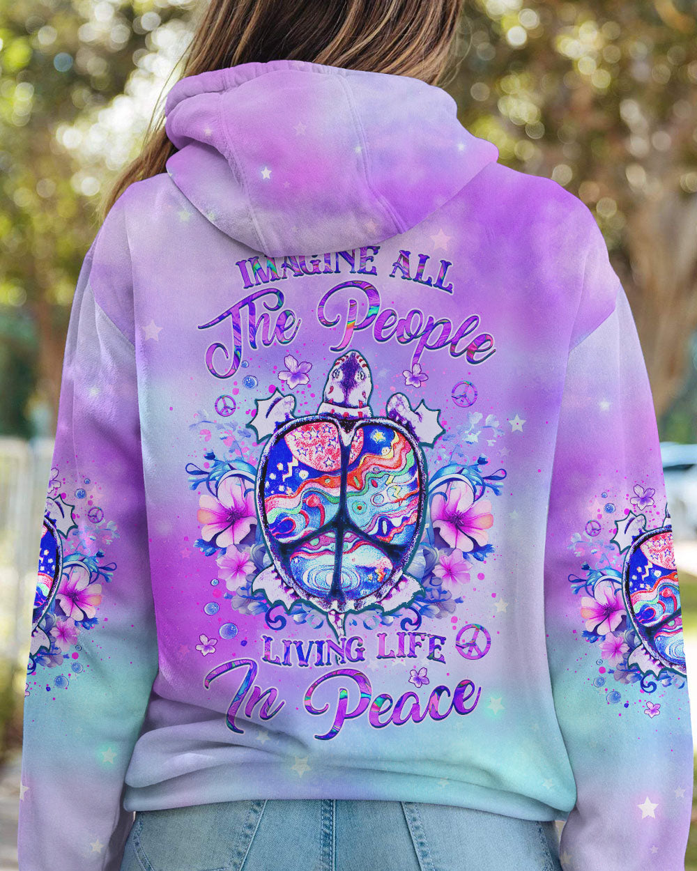 IMAGINE ALL THE PEOPLE LIVING LIFE IN PEACE ALL OVER PRINT - YHHG2807232